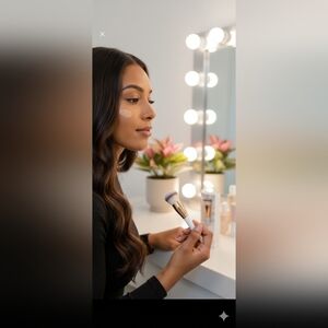 FLOWER BEAUTY By Drew Barrymore Foundation Buffing Brush (New)